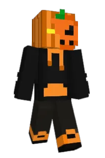 Pumskin Minecraft avatar full body