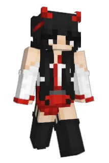 PunkFoxie Minecraft avatar full body