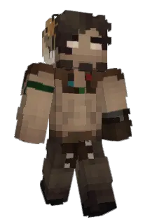 Punkcupine Minecraft avatar full body