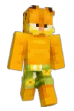 Puperoni Minecraft avatar full body