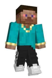 Puple Minecraft avatar full body