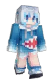 PureeAce Minecraft avatar full body