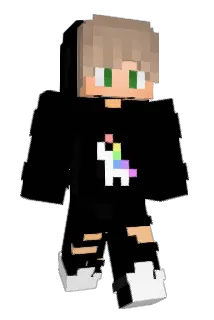 Purlres Minecraft avatar full body