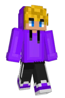 Purp77 Minecraft avatar full body