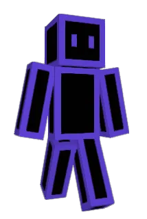 PurpBot Minecraft avatar full body