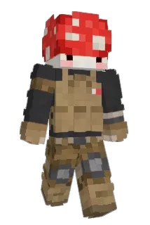 PurplKami Minecraft avatar full body