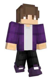 PurpleBoyGamez Minecraft avatar full body