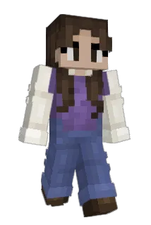 PurpleBubblz Minecraft avatar full body