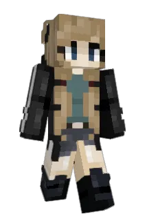PurpleMomaPig Minecraft avatar full body