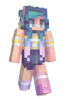 PurplePega Minecraft avatar full body