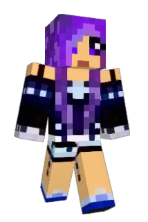 PurplePunchAU Minecraft avatar full body