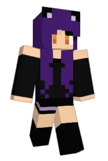 PurpleRoseGalaxy Minecraft avatar full body