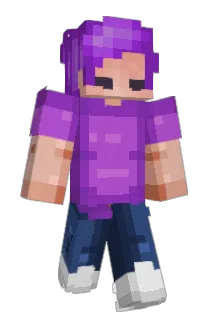 Purple_01_07 Minecraft avatar full body