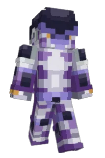 Purpleezah Minecraft avatar full body