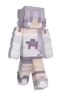 Purplekittigirl Minecraft avatar full body
