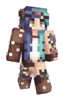 Purplelessly Minecraft avatar full body