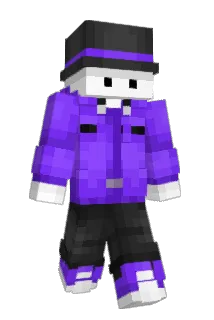 Purplers Minecraft avatar full body