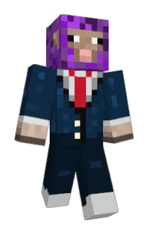 Purplesheepman Minecraft avatar full body