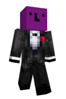 Purplore Minecraft avatar full body