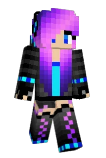 Purplyyyyy Minecraft avatar full body