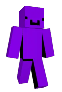 Purppple Minecraft avatar full body