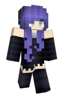 PurpuraFlore Minecraft avatar full body