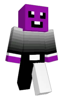 PurpurowyGaming Minecraft avatar full body