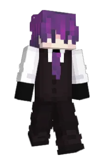 Purpurowy_ Minecraft avatar full body
