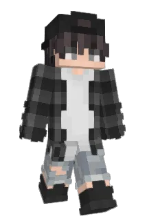 Pvddy Minecraft avatar full body