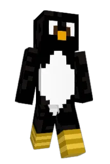 Pynguino Minecraft avatar full body