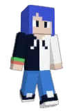 PyraBlue Minecraft avatar full body