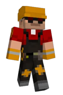 PyroBurning Minecraft avatar full body