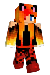 PyroNightcore Minecraft avatar full body