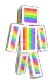 QCreator Minecraft avatar full body