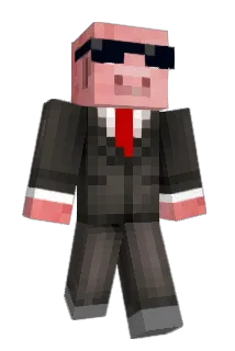 QE_Voxic Minecraft avatar full body