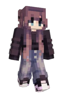 QTRose Minecraft avatar full body