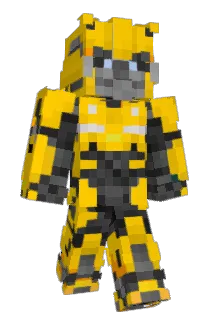 Q_bit Minecraft avatar full body