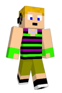 Q_bitz Minecraft avatar full body