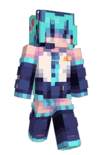 Q_nic Minecraft avatar full body