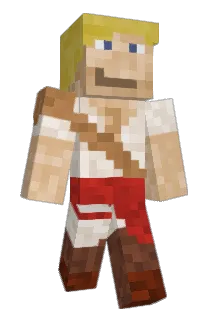 Qafty Minecraft avatar full body