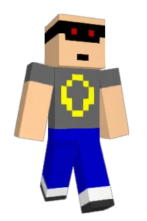 Quadratmann Minecraft avatar full body