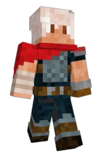 Qubed Minecraft avatar full body