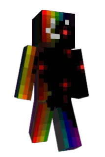 Qubes Minecraft avatar full body