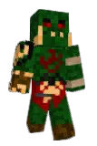 Queaky Minecraft avatar full body