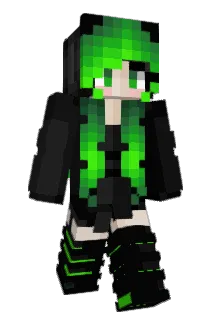 QueenInGreen Minecraft avatar full body