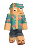 Quenzo Minecraft avatar full body