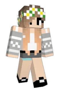 QutyGamerin Minecraft avatar full body