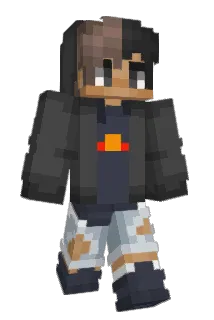 QwertyBas Minecraft avatar full body