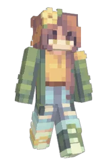 R1sible Minecraft avatar full body