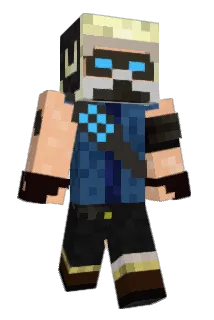 R3Z0RAPT0R Minecraft avatar full body